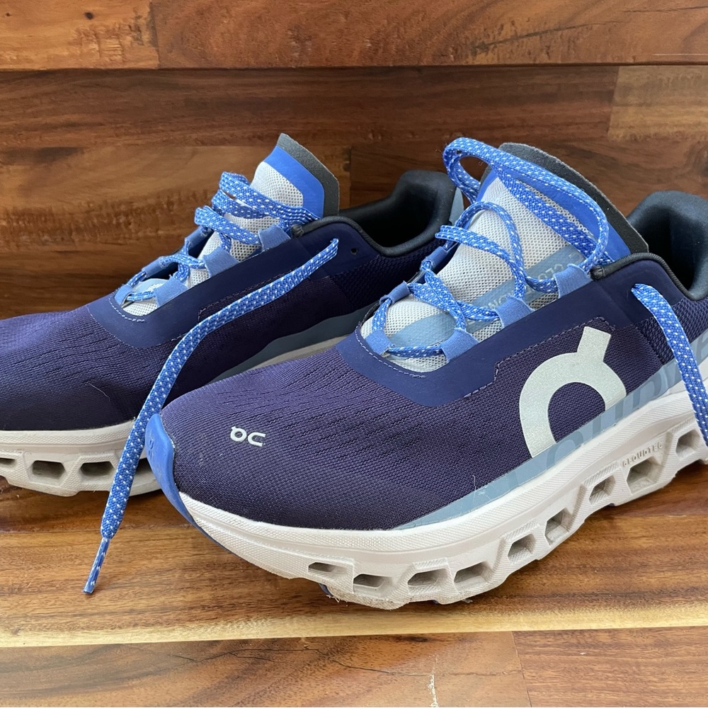 On Running Cloudnova Women's Running Shoes - Navy/Light Blue
